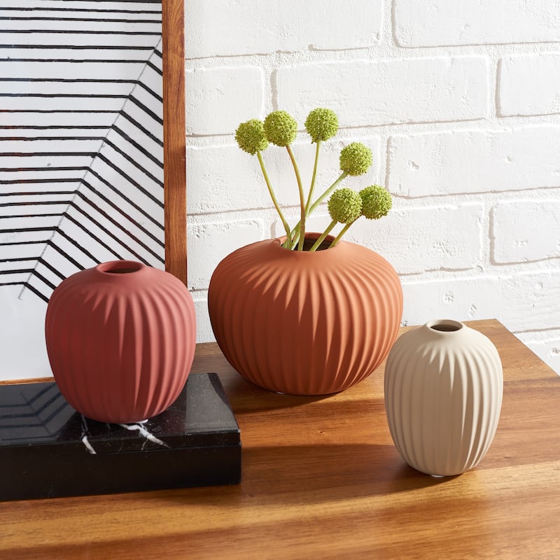 SAFAVIEH Jacie Ceramic Decorative Vase (Set of 3) - 6Wx6Dx4H