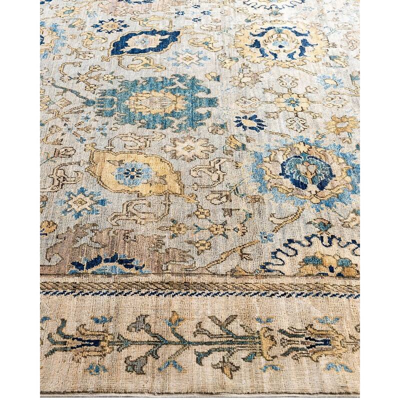 Serapi One-of-a-Kind Hand-Knotted Area Rug - Gray, 5' 9" x 8' 7" - 5' 9" x 8' 7"