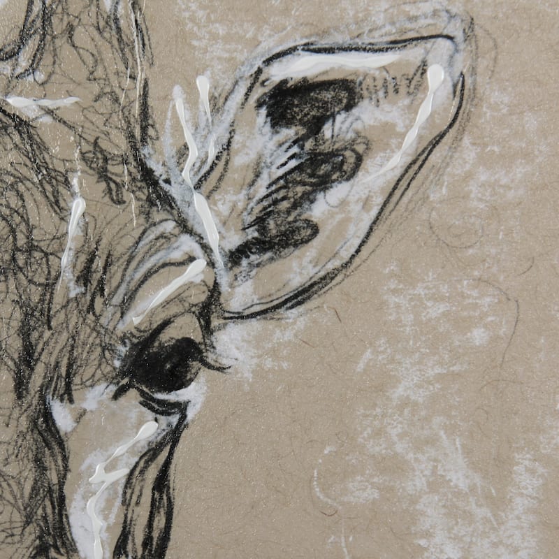 Sketch of Animal IV (Giraffe) Framed Art Print