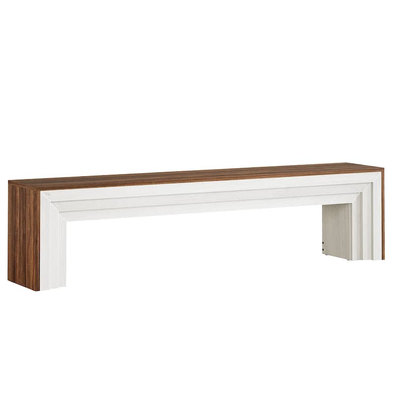 71" Extra Long Entryway Bench, Shoe Bench Seating for Hallway, End of Bed, Living Room, Sofa Back, Dining Room