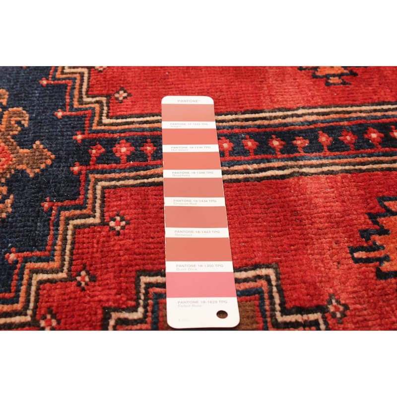 ECARPETGALLERY Hand-knotted Konya Anatolian Red Wool Rug - 3' 5" x 11' 4"