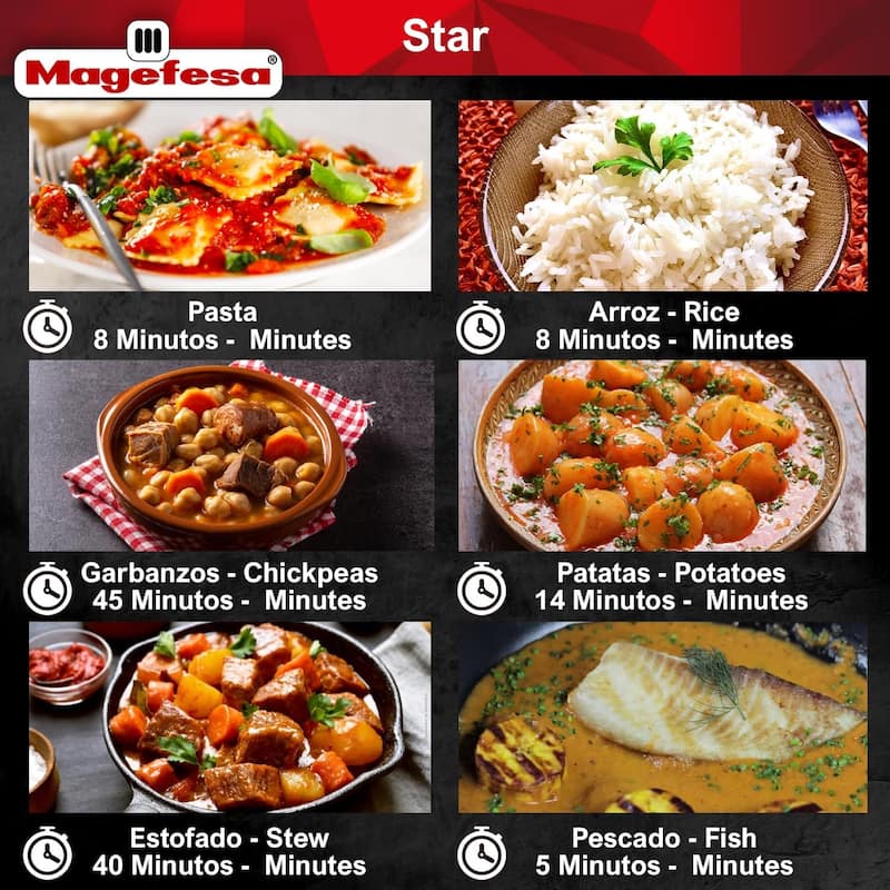 Magefesa Star Stainless Steel Pressure Cooker