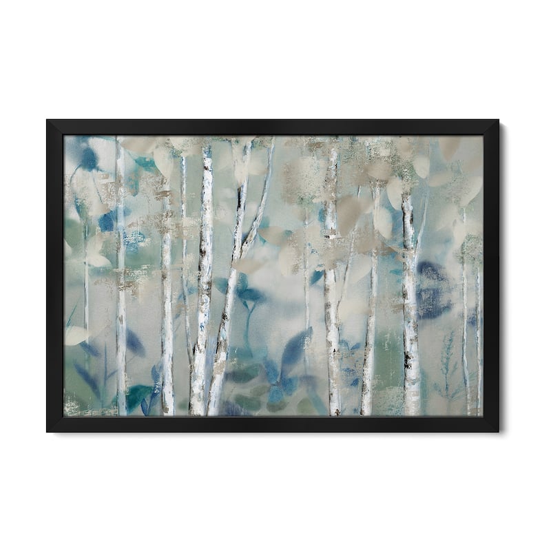 Zen Forest I Premium Framed Poster by Nan - Black - 24x16x1