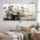 preview thumbnail 5 of 5, Designart "Bohemian Earthly Floral Collage I" Abstract Multipanel Wall Art Living Room set