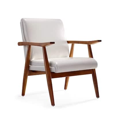 Manhattan Comfort ArchDuke Amber Faux Leather Accent Chair