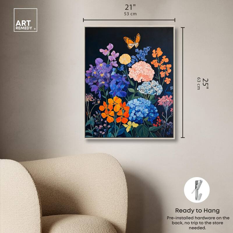 Twilight Blossoms I Canvas by Art Remedy
