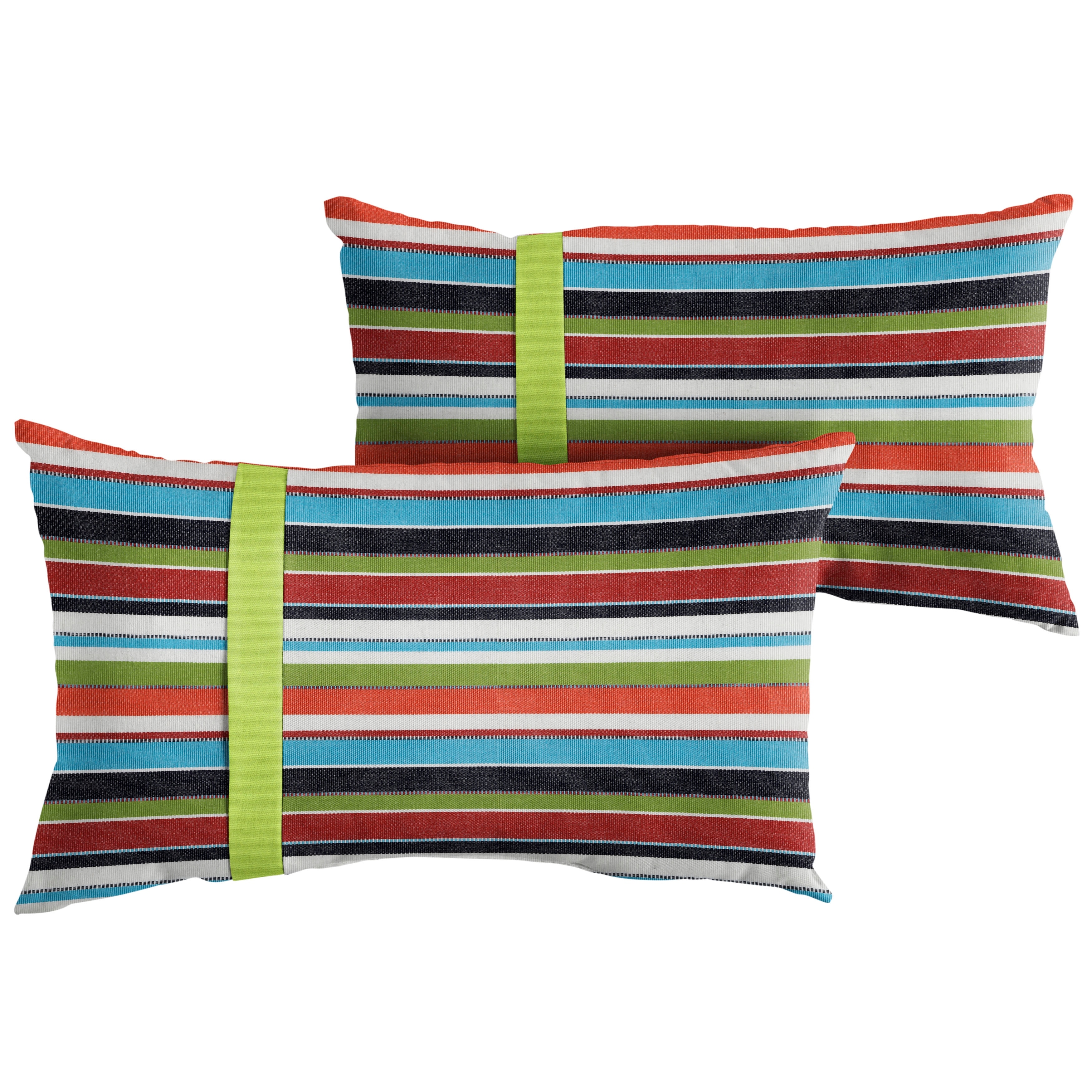 Sorra Home Sunbrella Outdoor Single Large Flange Pillow Set of 2