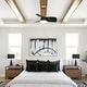 preview thumbnail 4 of 33, 28" Black Modern Dimmable LED Ceiling Fan with Light and Remote