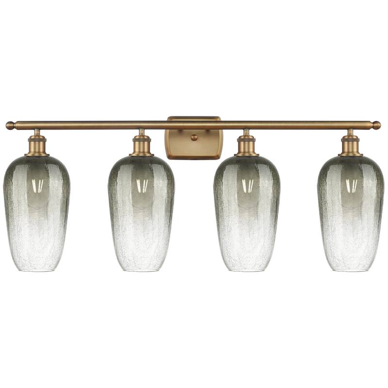 Innovations Lighting Endless Possibilities Ballston - Brookhaven Flute - 4 Light 37" Bath Vanity Light