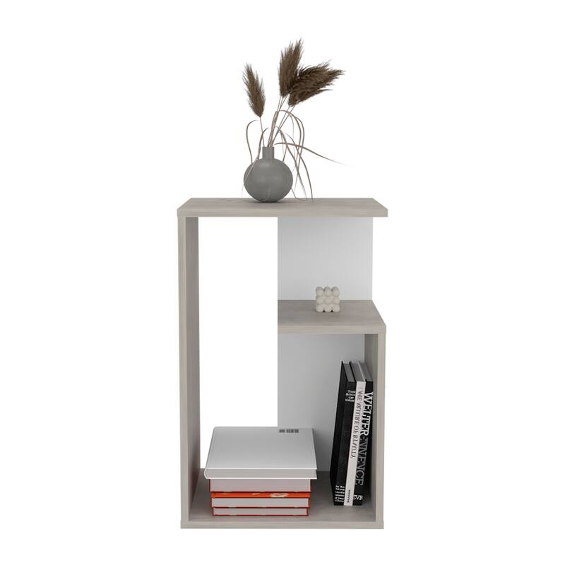 Side Table 25" H, 1 Shelf,FSC Certified CPSIA Compliant,full assembly required