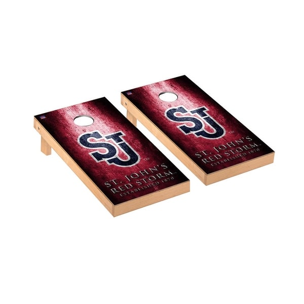 slide 2 of 5, St. Johns Red Storm Museum Cornhole Board Set
