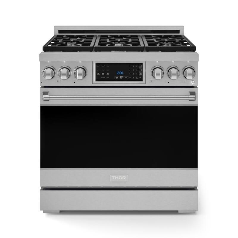 Thor Kitchen RSG36LP Gordon Ramsay 6 Cu. Ft. Free Standing Gas Range - Stainless Steel