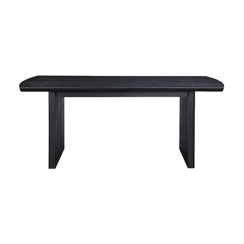 Mason Black with Removable Extension Leaf Dining Table