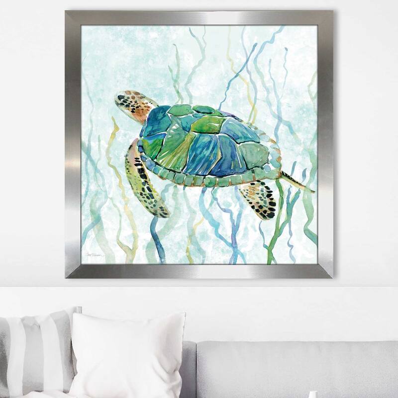 "Sea Turtle Swim II" by Carol Robinson Print on Acrylic