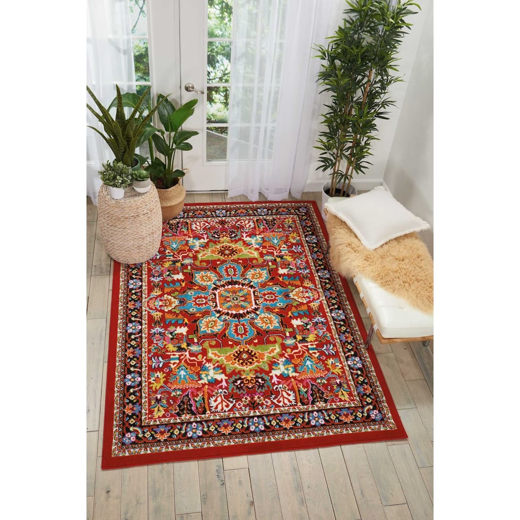 Nourison Oakdale Traditional Persian Medallion Area Rug
