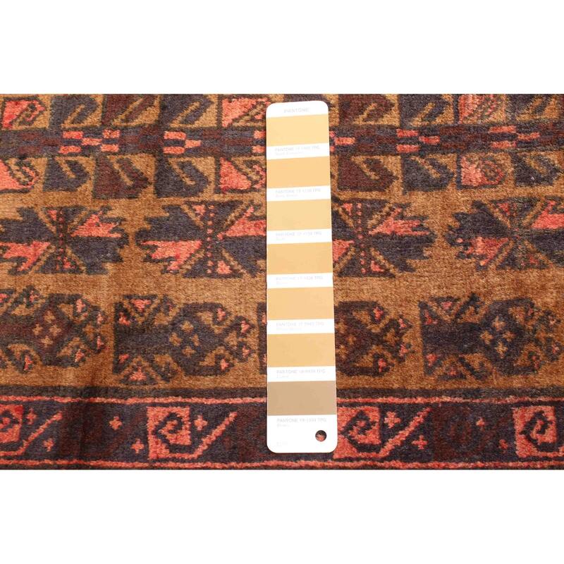 ECARPETGALLERY Hand-knotted Teimani Brown Wool Rug - 2'6 x 4'2