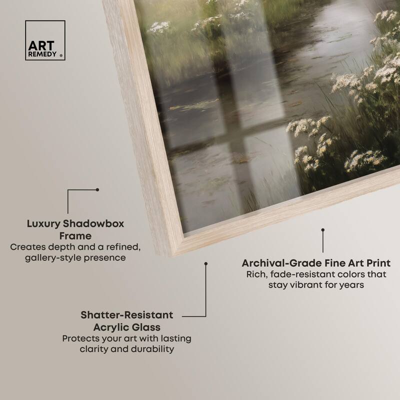 Quiet Waters Shadowbox by Art Remedy
