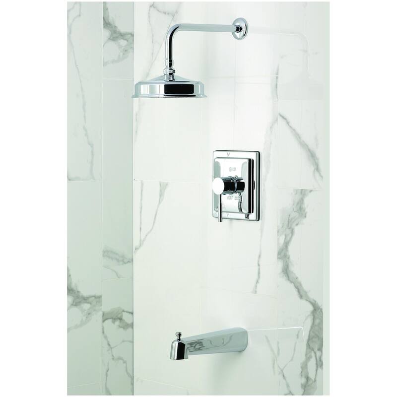 Kingston Brass KB589.DL Concord Tub and Shower Trim Package with 1.8
