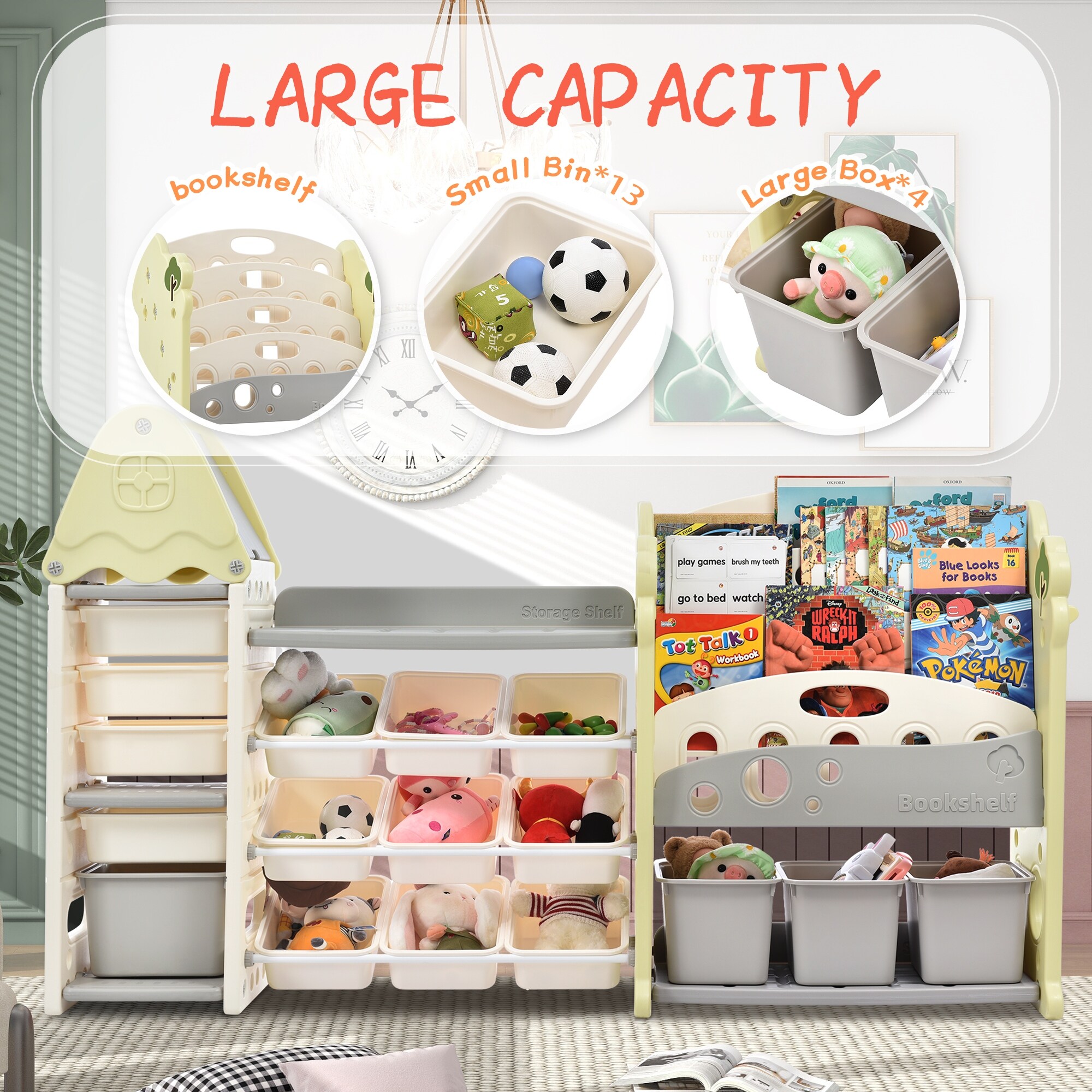 Children's toy sales organizer furniture