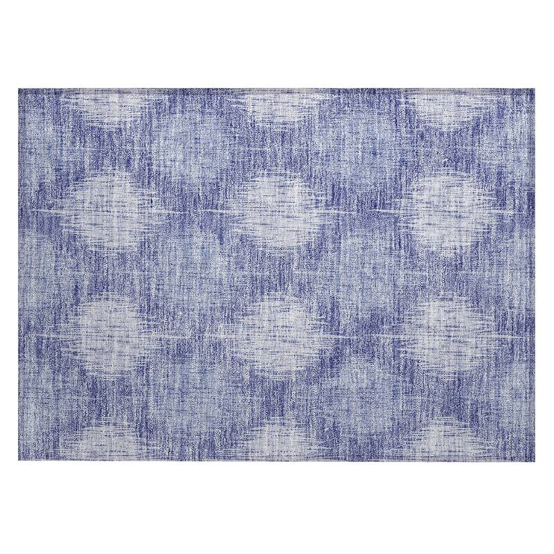 Machine Washable Indoor/ Outdoor Chantille Contemporary Geo Rug