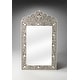 preview thumbnail 4 of 2, Vivienne Bone Inlay Verticle Wall Mirror