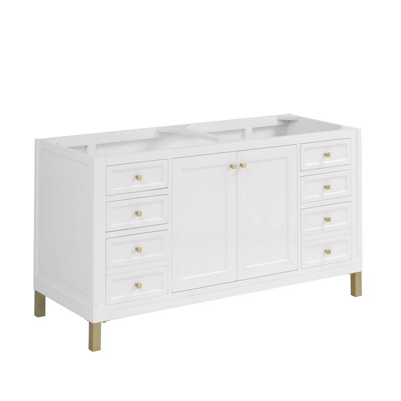 James Martin Vanities 503-V60D-3CSP Chicago 60" Free Standing Double
