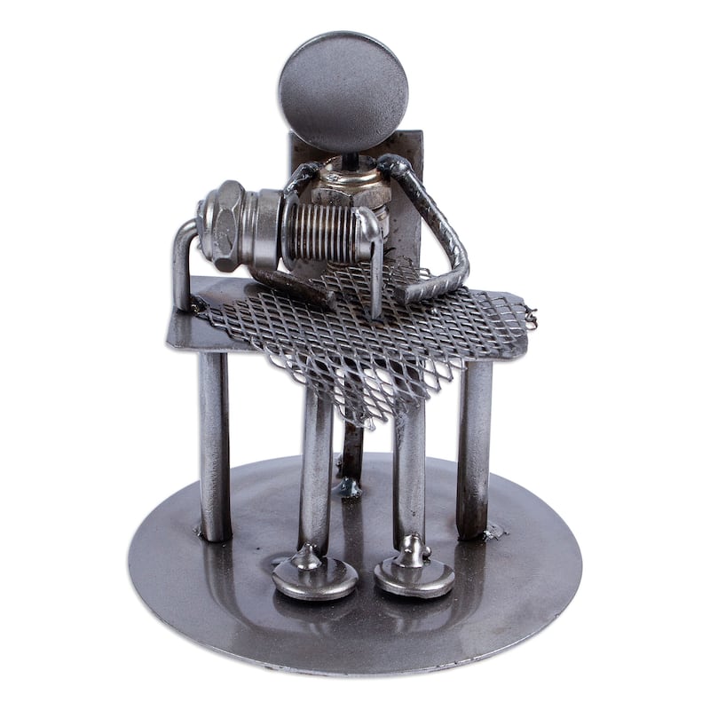 Novica Handmade Tailor Auto Part Statuette