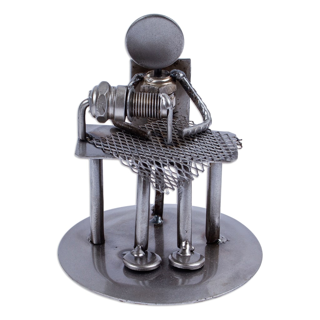 Novica Handmade Tailor Auto Part Statuette
