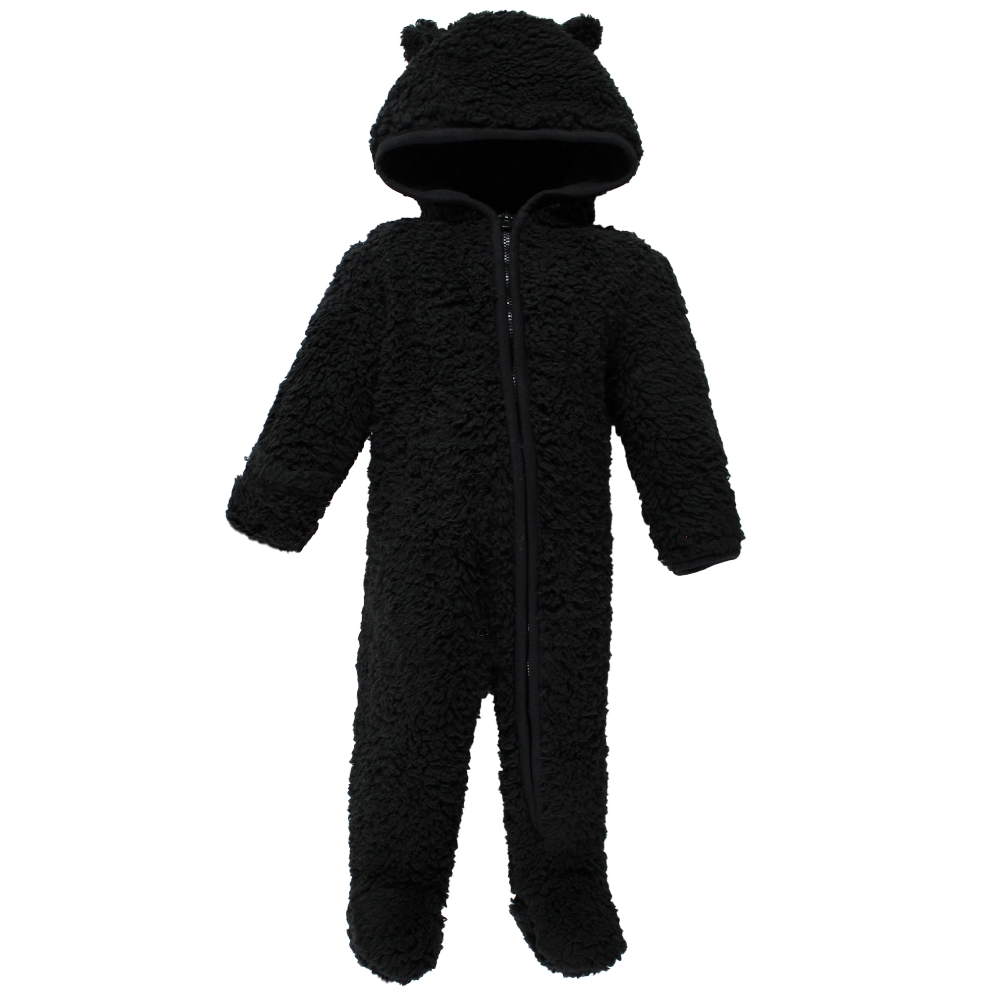 Hudson Baby Faux Shearling Bunting 1pk, Black