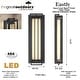 preview thumbnail 9 of 8, The Great Outdoors 77501-L Eastly 22" Tall LED Outdoor Wall Sconce