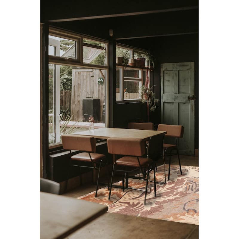 ECARPETGALLERY Flat-Weave Palas Denizli Cream Jute Kilim - 5'7 x 7'7