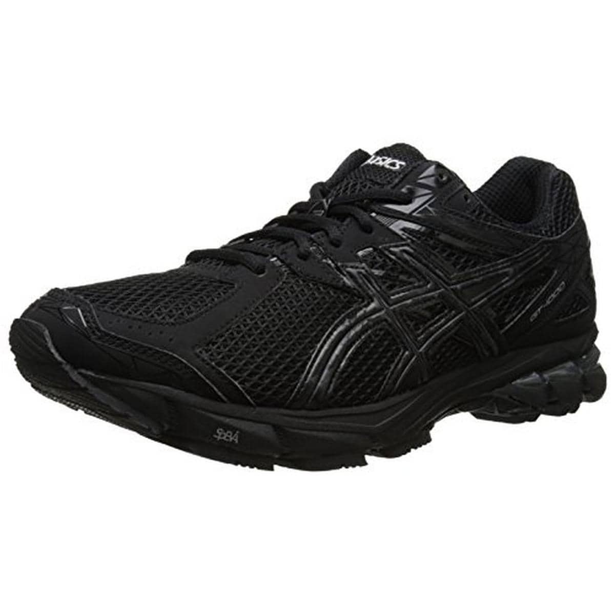 asics black and white trainers