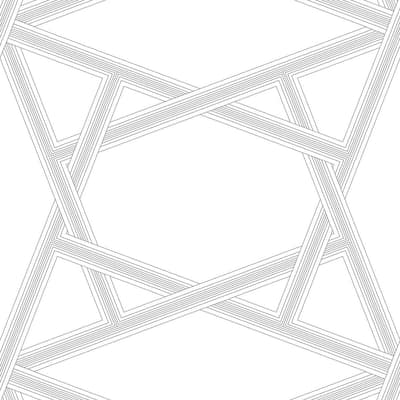 NextWall Crossroads Geo Peel and Stick Wallpaper