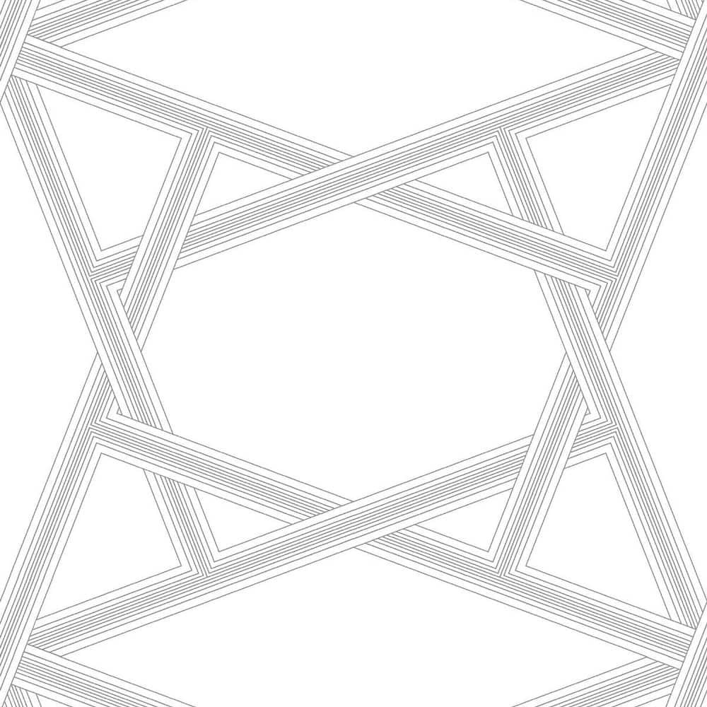 NextWall Crossroads Geo Peel and Stick Wallpaper
