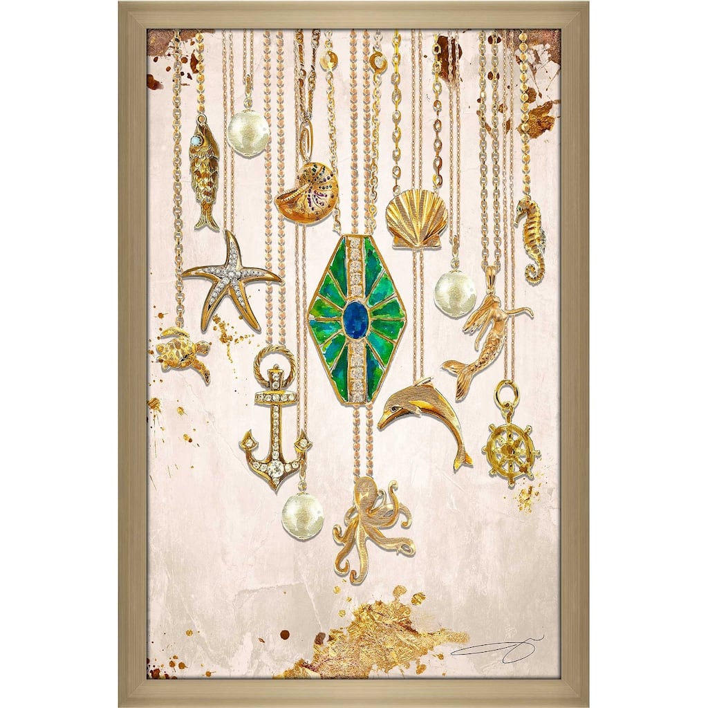 "Nautical Necklaces" by Jodi Print on Acrylic