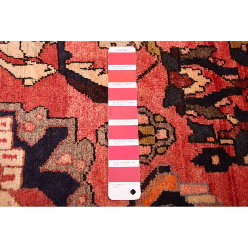 ECARPETGALLERY Hand-knotted Kayseri Vintage Light Red Wool Rug - 3'2 x 10'2