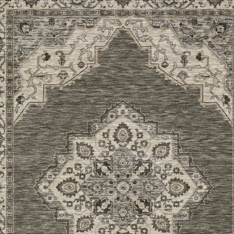 HomeRootsMedallion Traditional Rectangle Area Rug