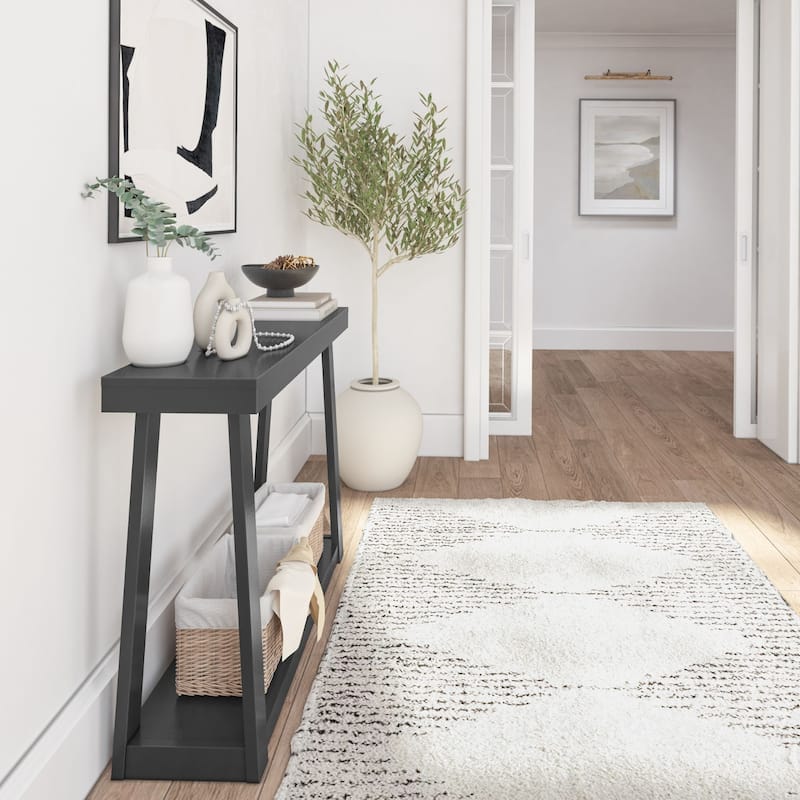 Plank and Beam Classic Console Table with Shelf - 46"