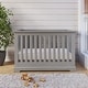 preview thumbnail 1 of 24, Jordyn Euro 4-in-1 Convertible Crib Lunar Gray