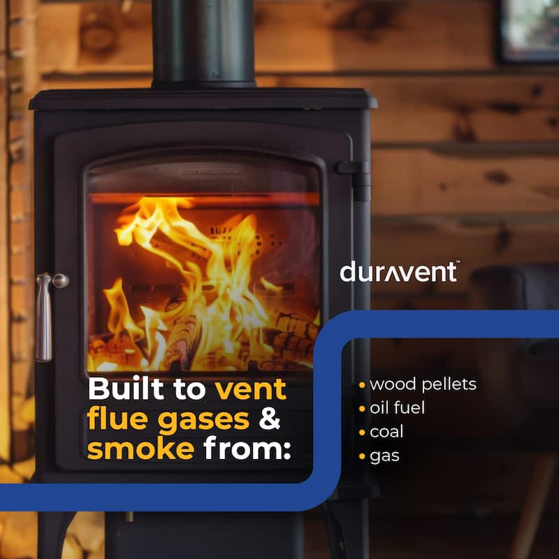 DuraVent DuraPlus 8DP-VC 8 Inch Diameter Stainless Steel Round Chimney Cap - 5