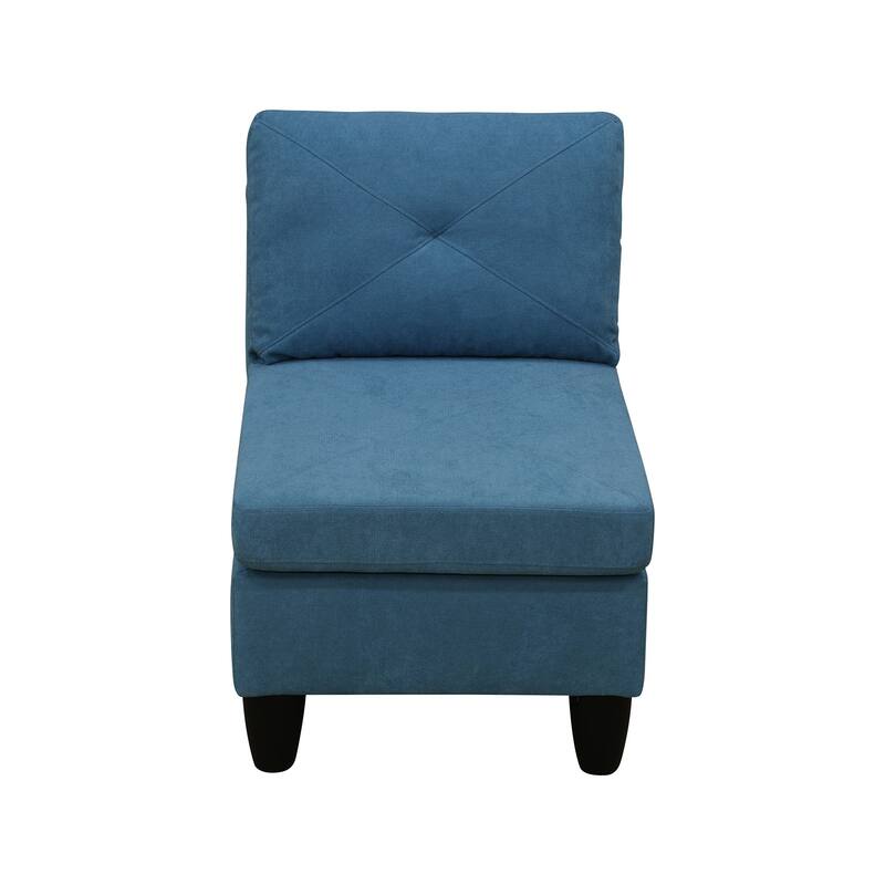 Contemporary 4-Piece L-Shaped Sectional Sofa Set