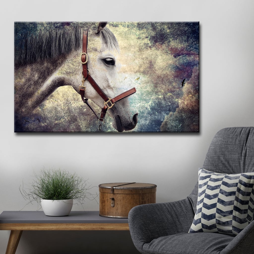 Ready2HangArt 'Equestrian Saddle Ink PSXIV' Canvas Wall Art