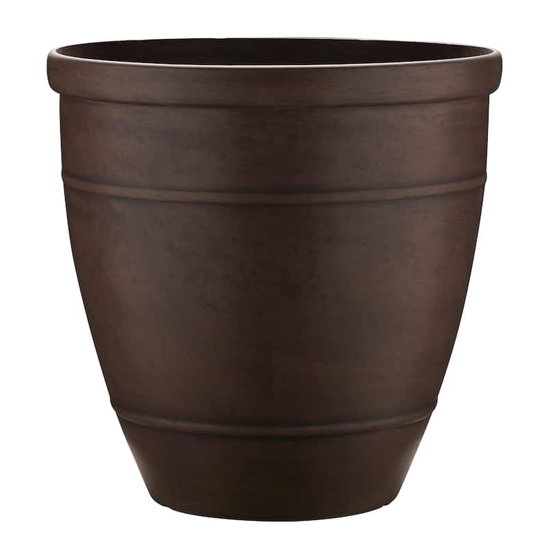Southern Patio Wright Rubber 18-inch Planter