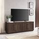 Tillman Rectangular TV Stand for TV's up to 80" - Alder Brown