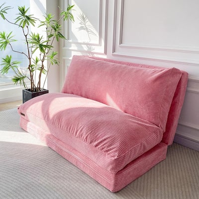 Corduroy Bean Bag Folding Sofa Bed