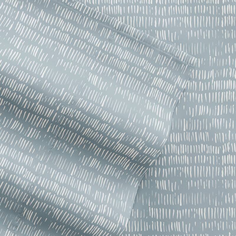 Soft Lines Patterned Ultra-Soft Bed Sheet Set