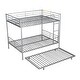 preview thumbnail 26 of 44, Full Over Full Iron Bunk Bed with Trundle