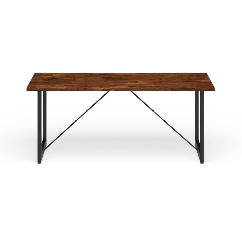 Mass Walnut 71-inch Live Edge Wood Dining Table by Furniture of America