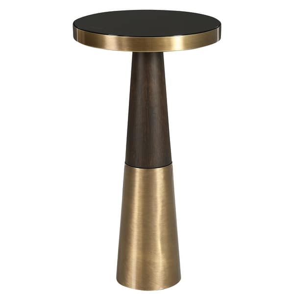 slide 2 of 4, Uttermost Fortier Black Accent Table