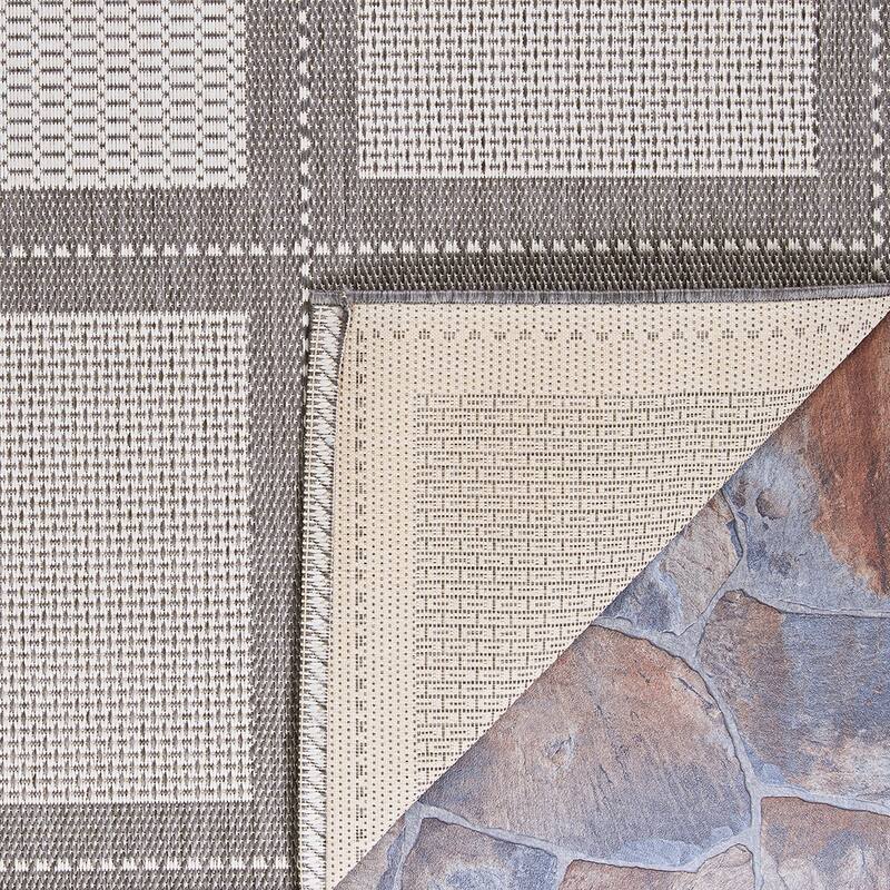 Dream Decor Rugs Pergola Checkers Indoor Outdoor Area Rug